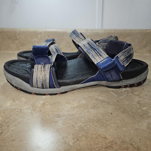 Naot Sandals Mens 11 EU 44 Blue Gray Adjustable Sport Hiking Strap‎